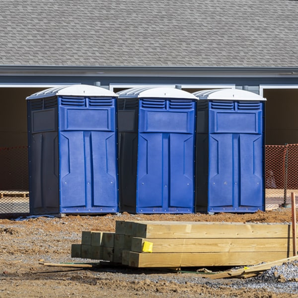 how do you dispose of waste after the porta potties have been emptied in Caddo